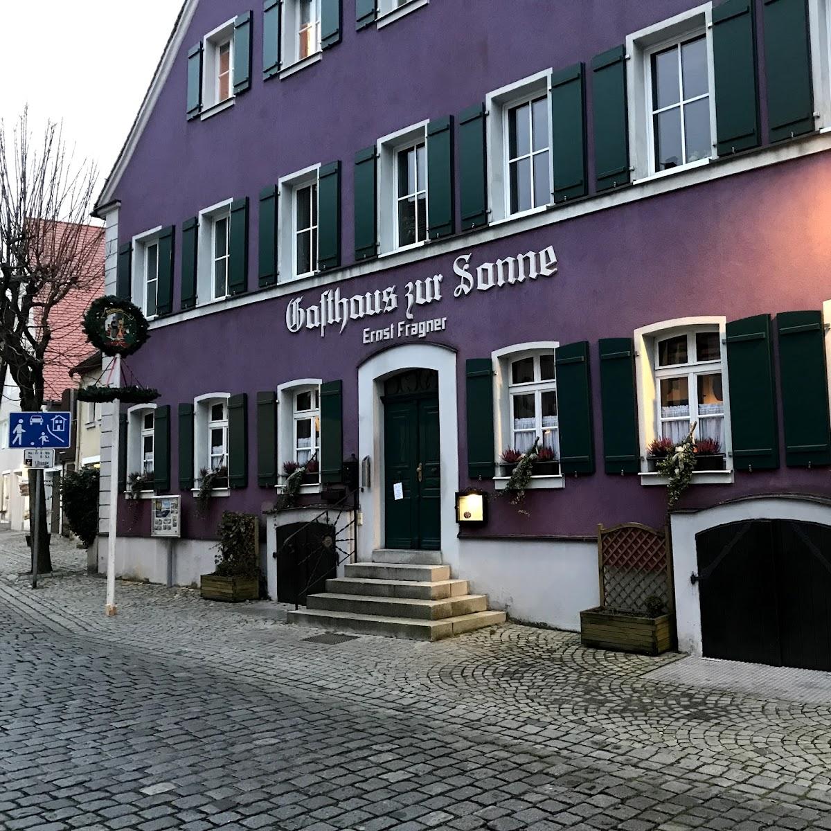 Restaurant "Gasthaus Zur Sonne" in Feuchtwangen