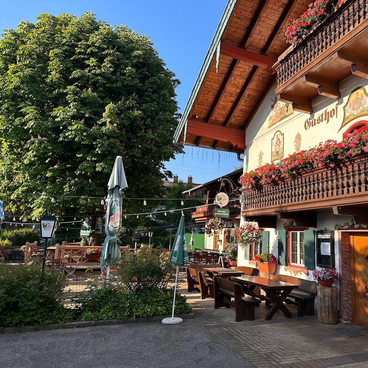 Restaurant "Steckerlfisch Biergarten Hinterwirt" in Übersee