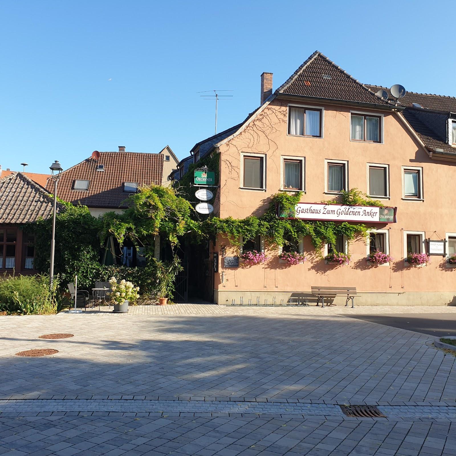 Restaurant "Gasthaus Zum Goldenen Anker" in Segnitz