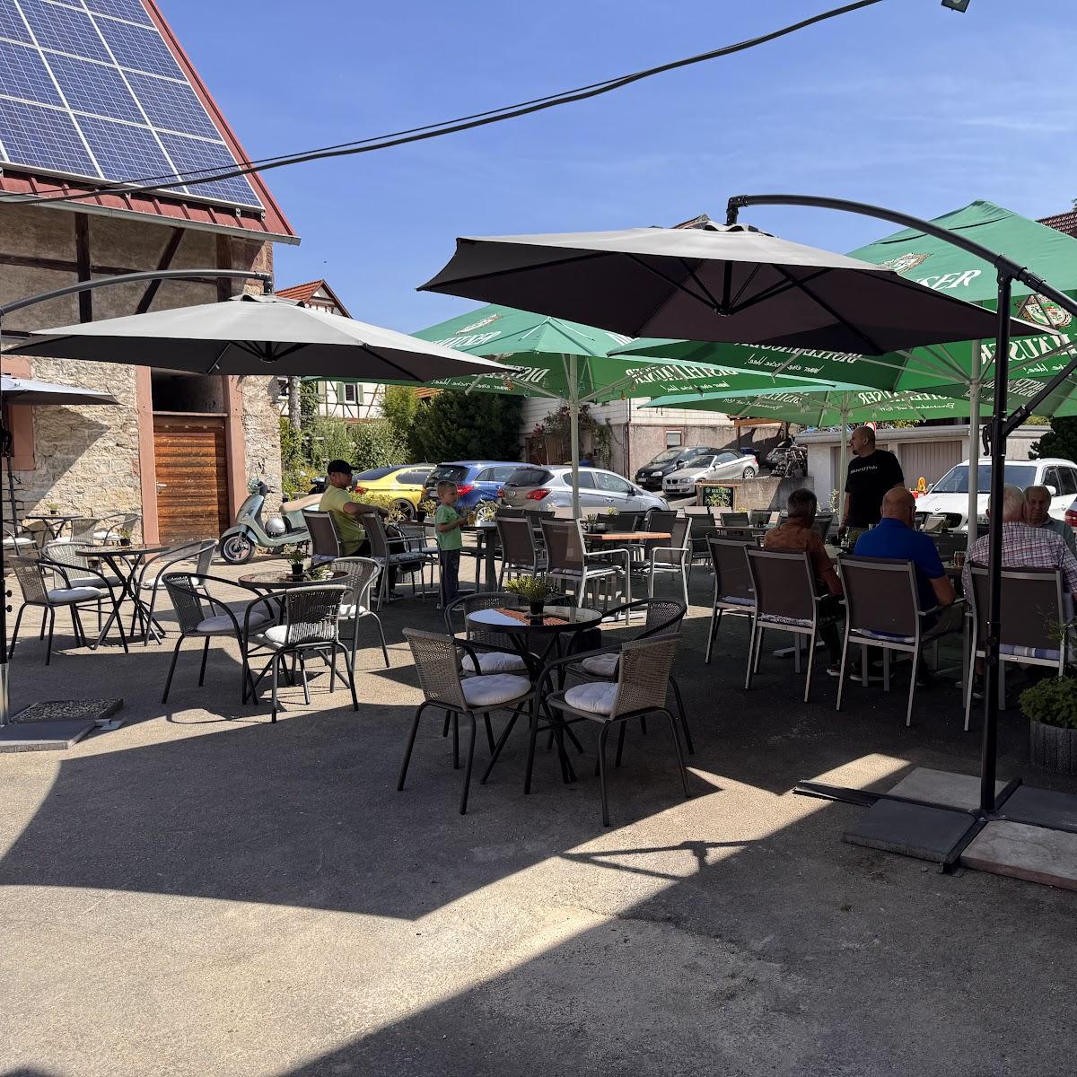 Restaurant "Zum Hirsch (To steki mas)" in Schefflenz