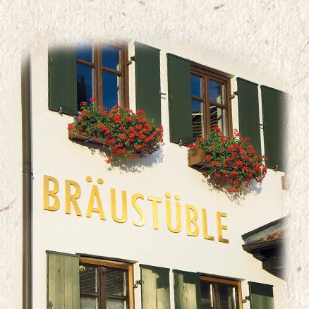 Restaurant "Bräustüble" in  Ustersbach