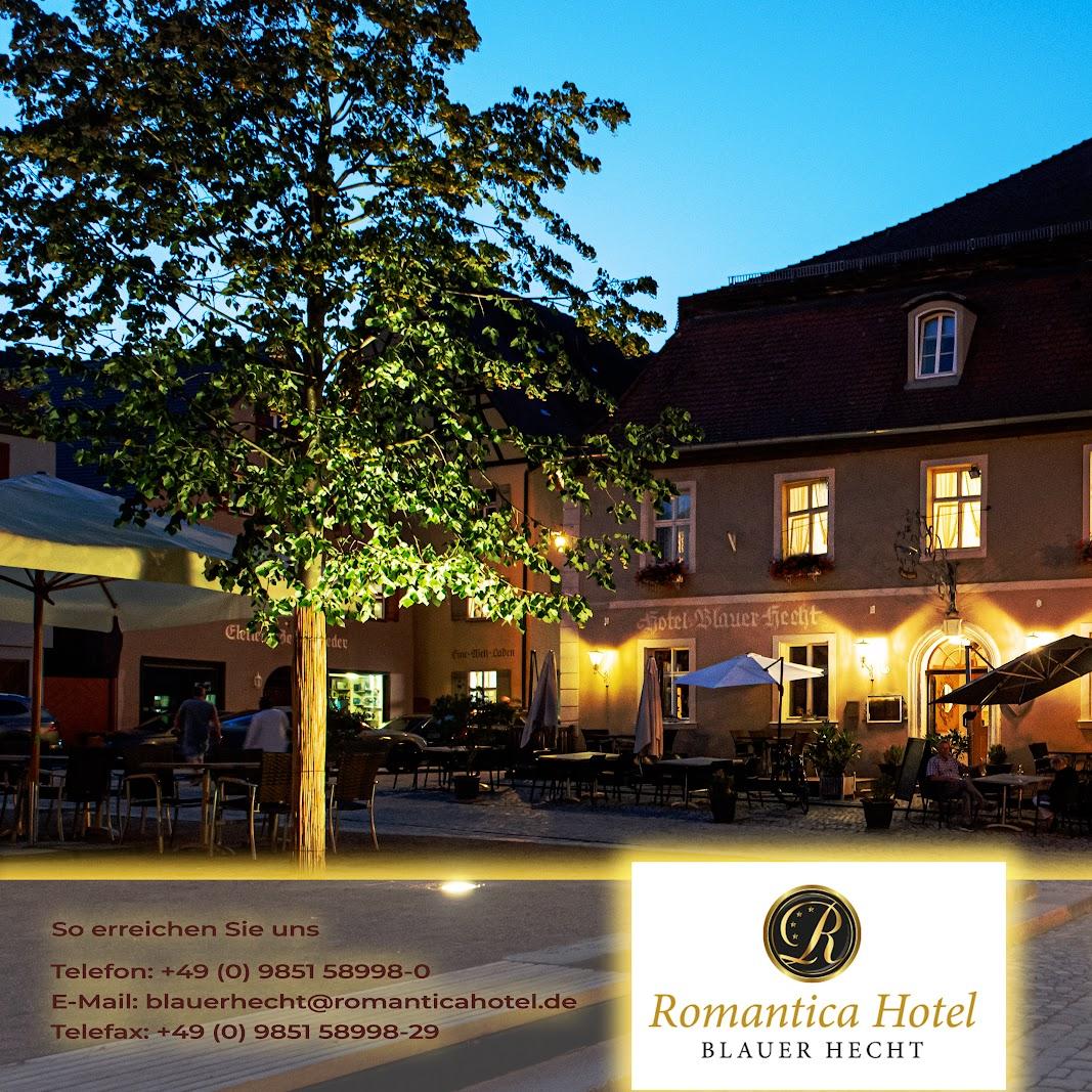 Restaurant "Romantica Hotel Blauer Hecht Hotel & Restaurant" in Dinkelsbühl