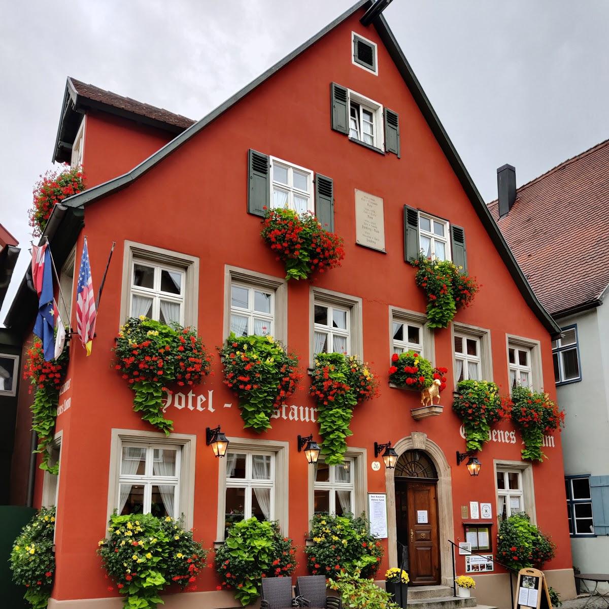 Restaurant "Goldenes Lamm" in  Dinkelsbühl