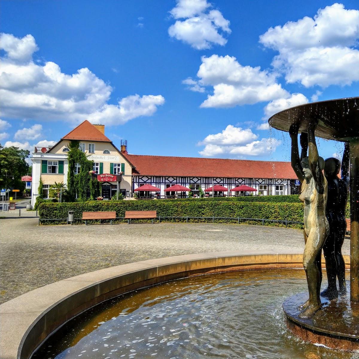 Restaurant "Bahnhofshotel Die Bühne" in  Saarow