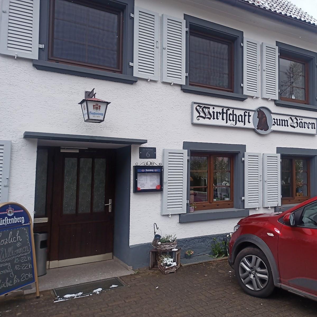 Restaurant "Wirtschaft zum Bären" in Hüfingen