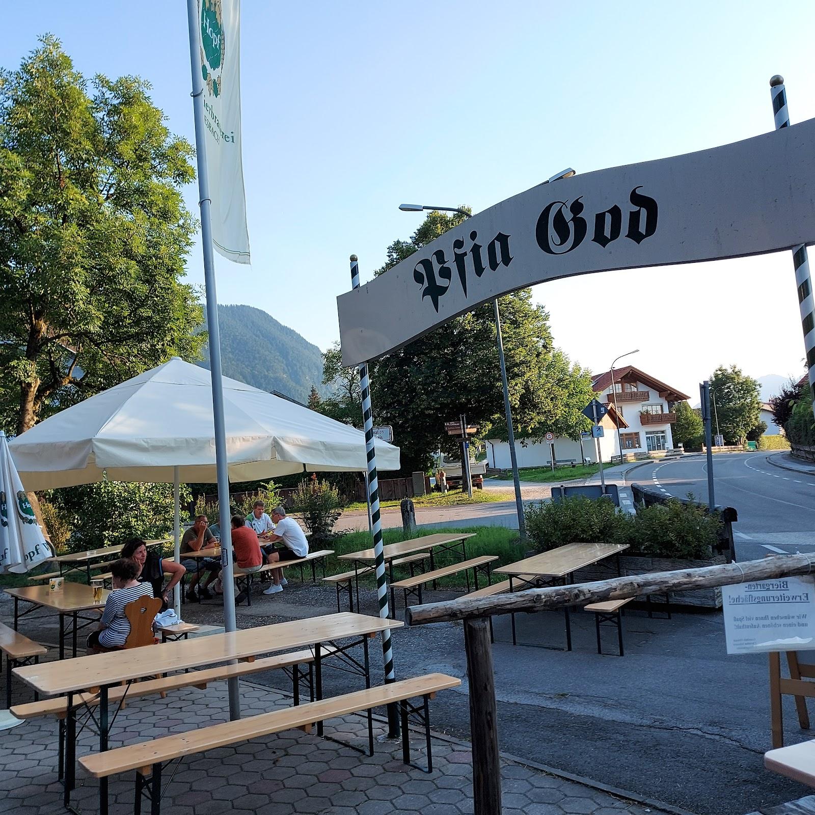 Restaurant "Dorfbachstüberl" in Ohlstadt