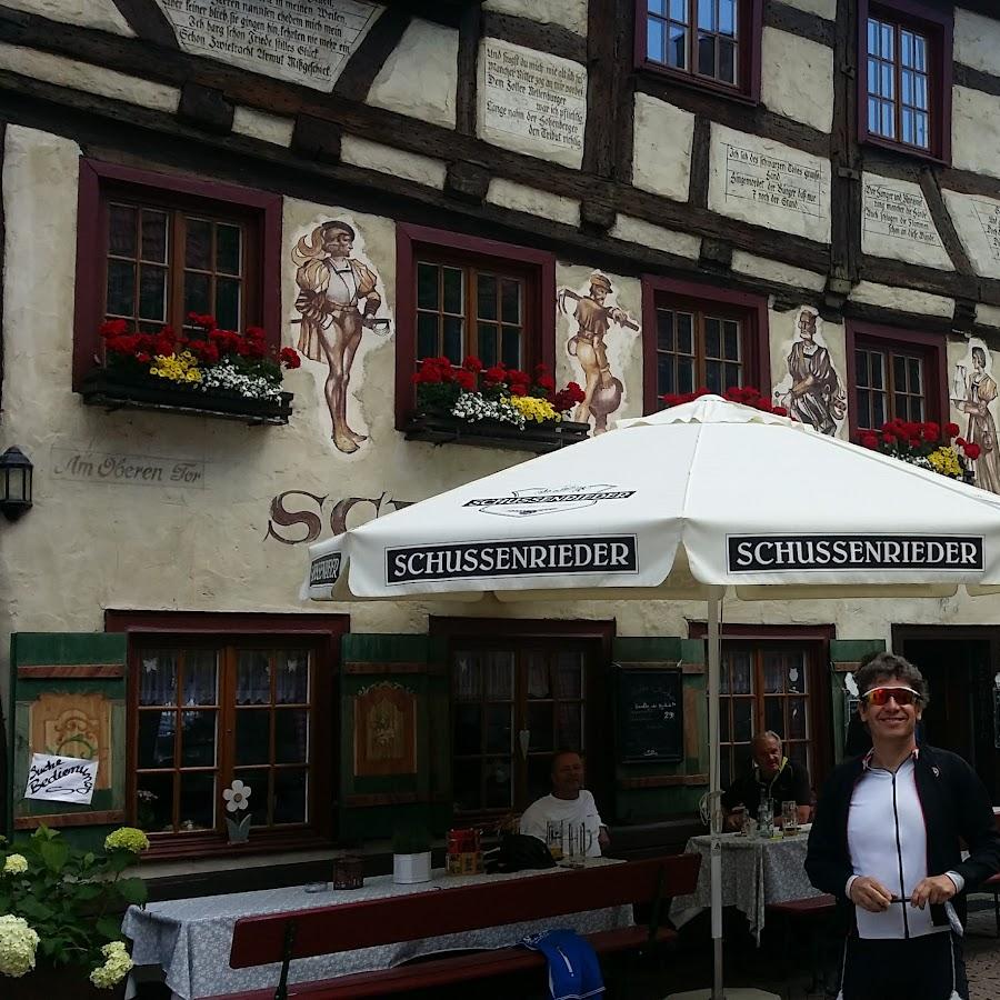 Restaurant "Scharfeck" in Fridingen an der Donau