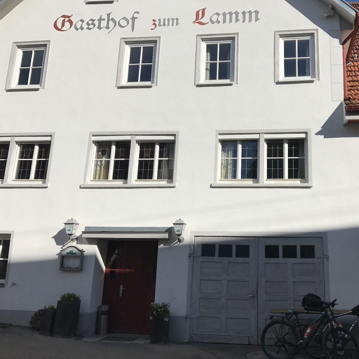 Restaurant "Gasthof zum Lamm" in Mühlheim an der Donau