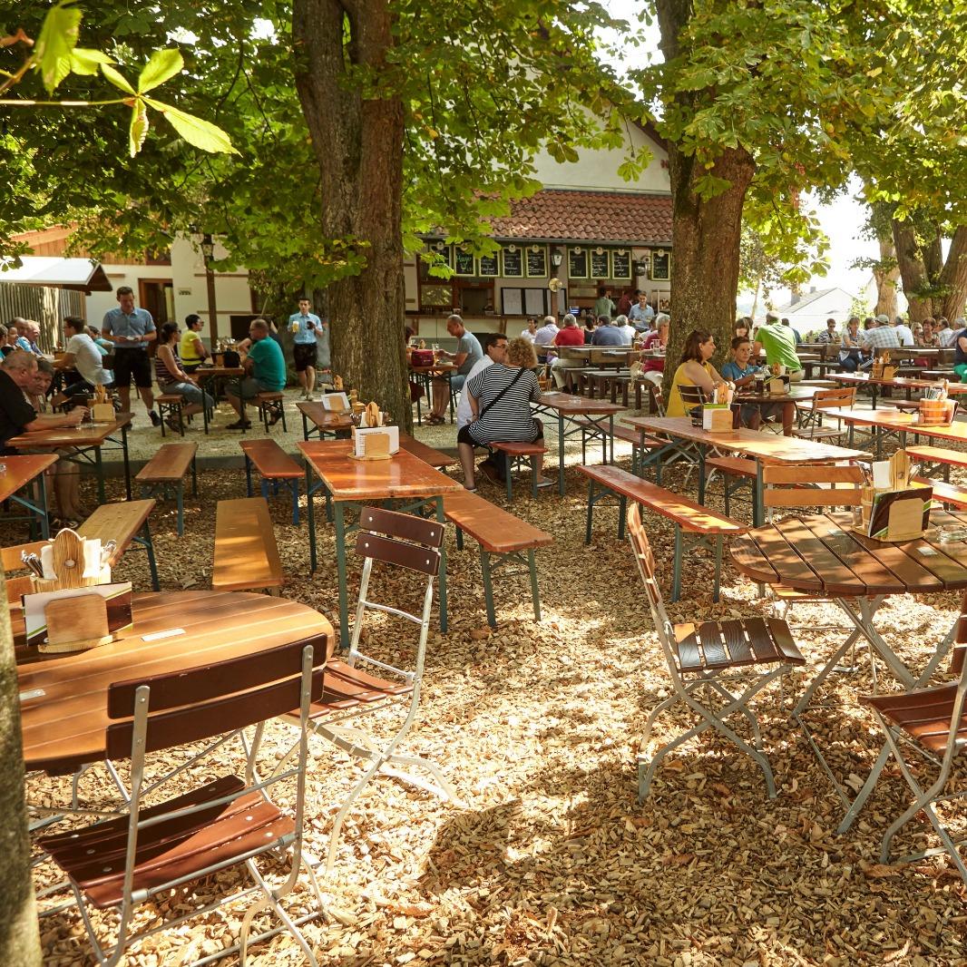 Restaurant "Biergarten Beim Lagoi" in  Buttenwiesen