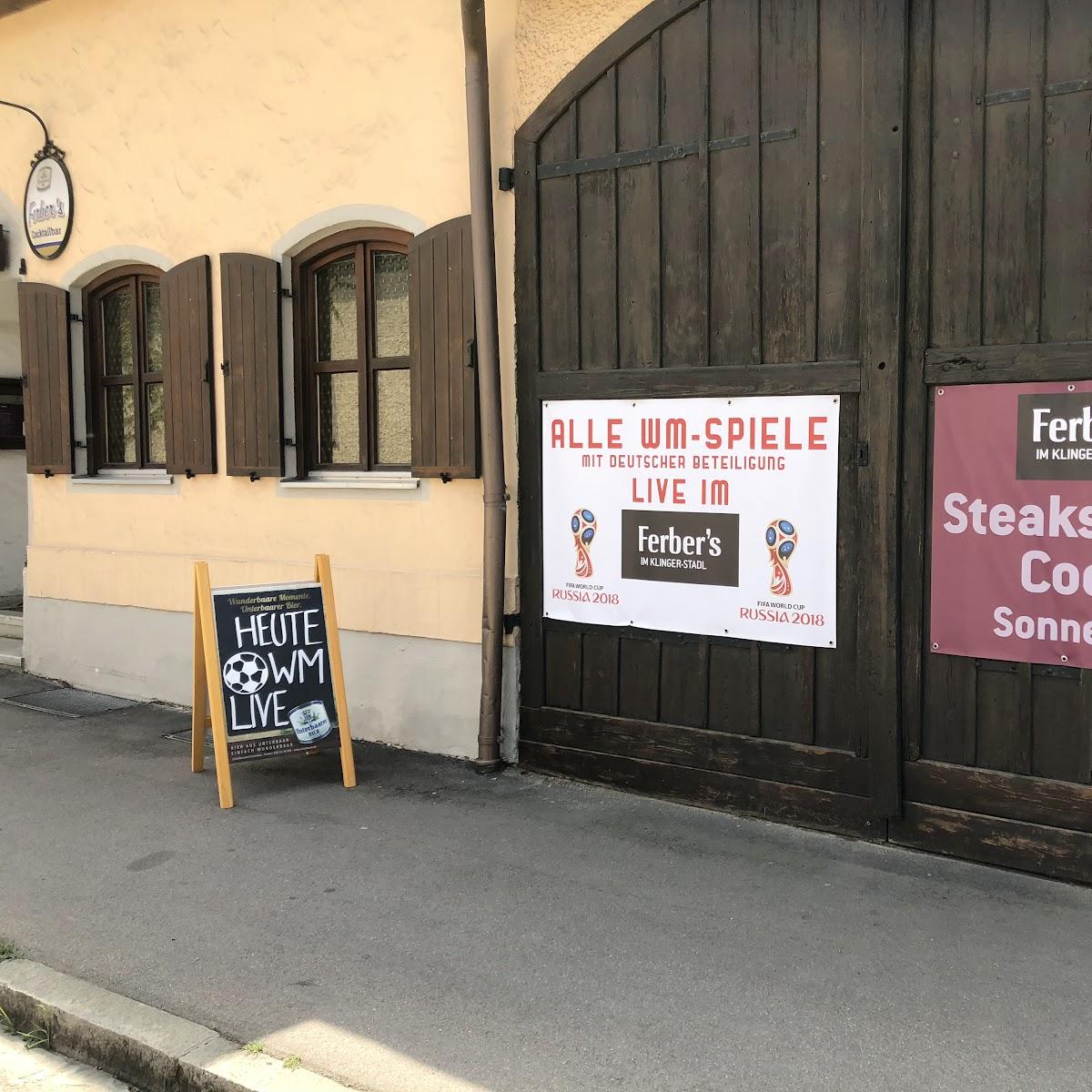 Restaurant "Ferber’s im Klingerstadl" in Aichach