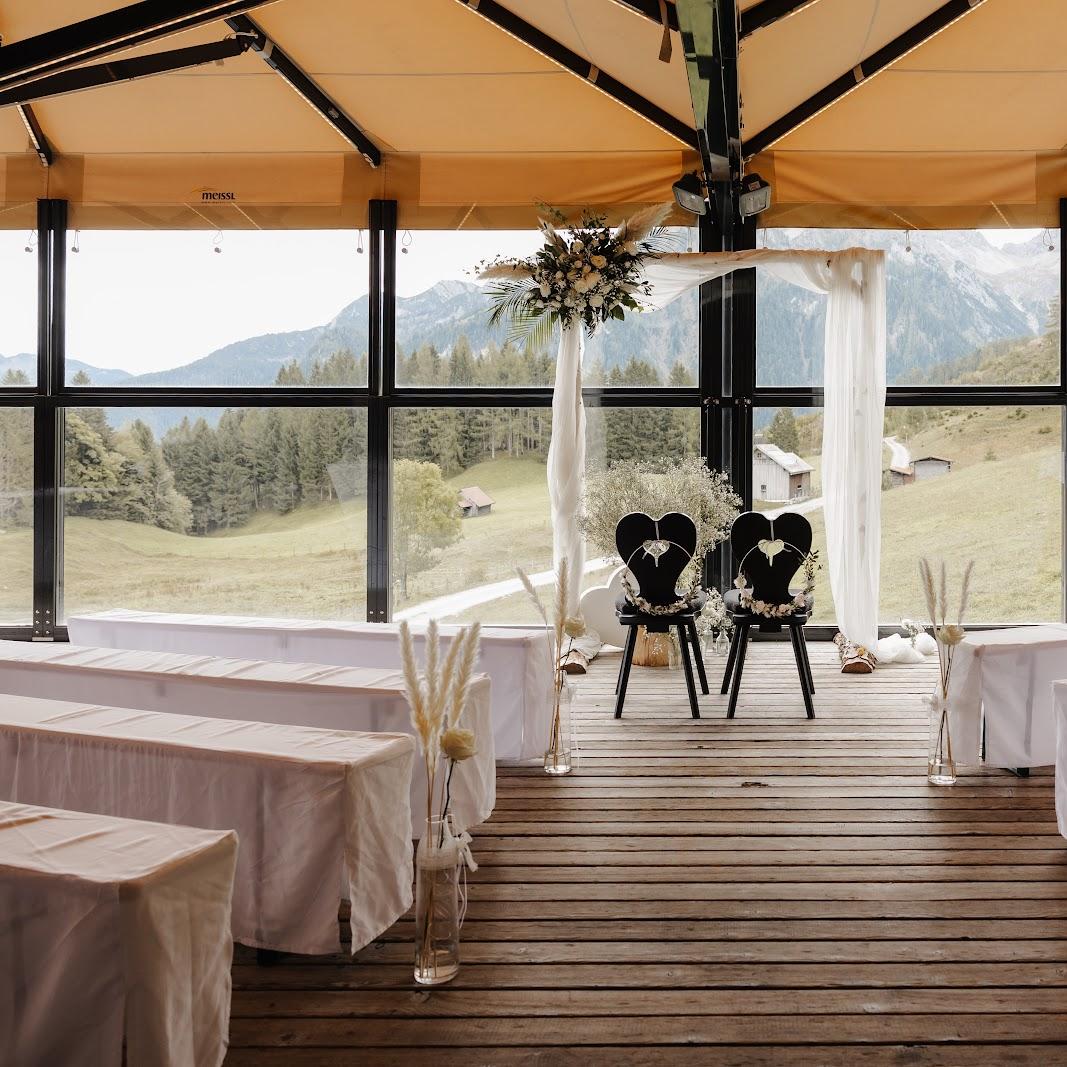 Restaurant "Rufana Alp" in Bürserberg