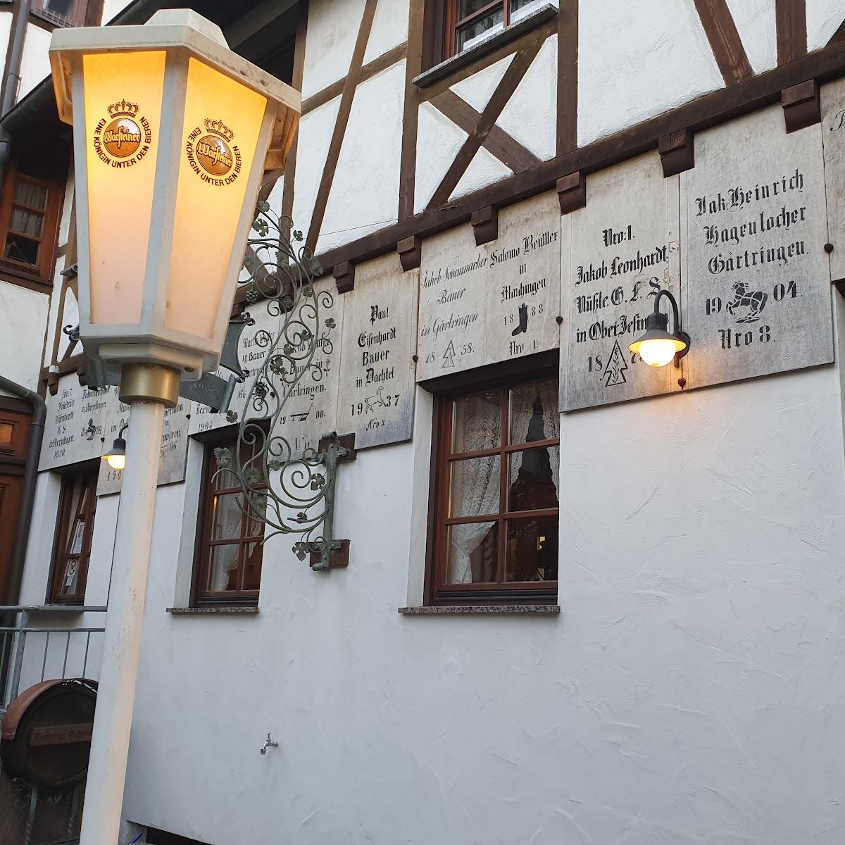 Restaurant "Zum Scheffelsack" in Gärtringen
