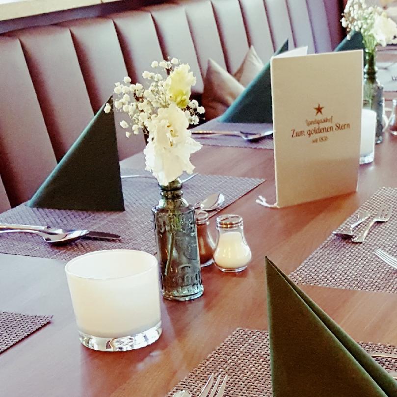 Restaurant "Landgasthof  Zum goldenen Stern " in Großheirath