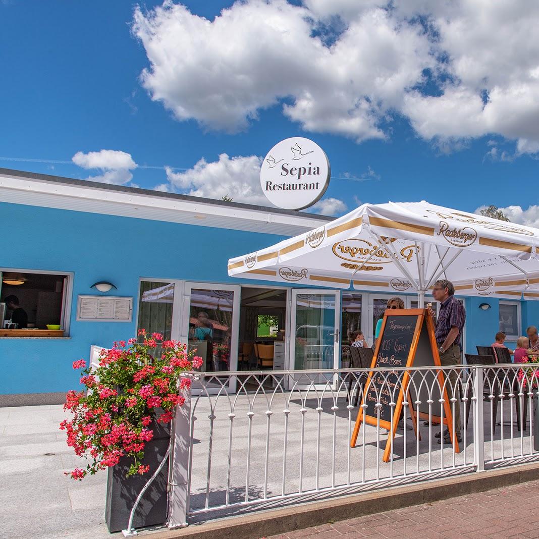 Restaurant "Sepia Restaurant am Grimnitzsee in , Mittagessen - Eis & Kaffee - Abendessen, Softeis, Ausflugslokal in der Schorfheide" in  Joachimsthal