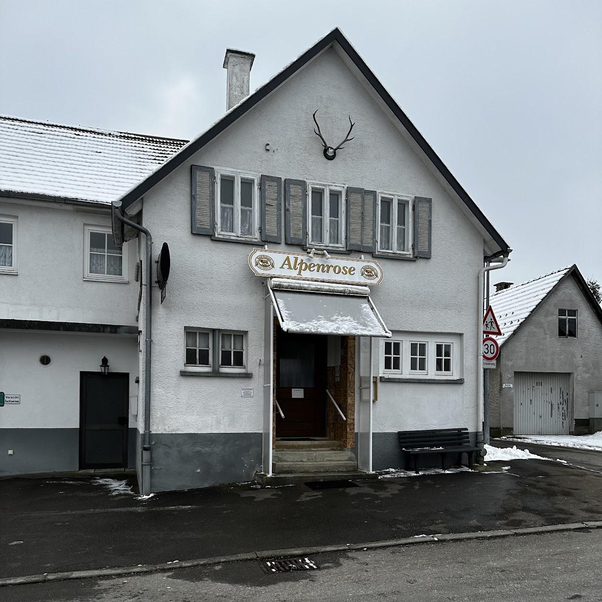 Restaurant "Gaststube Alpenrose Inh. Siegfried Schmid" in Lenningen