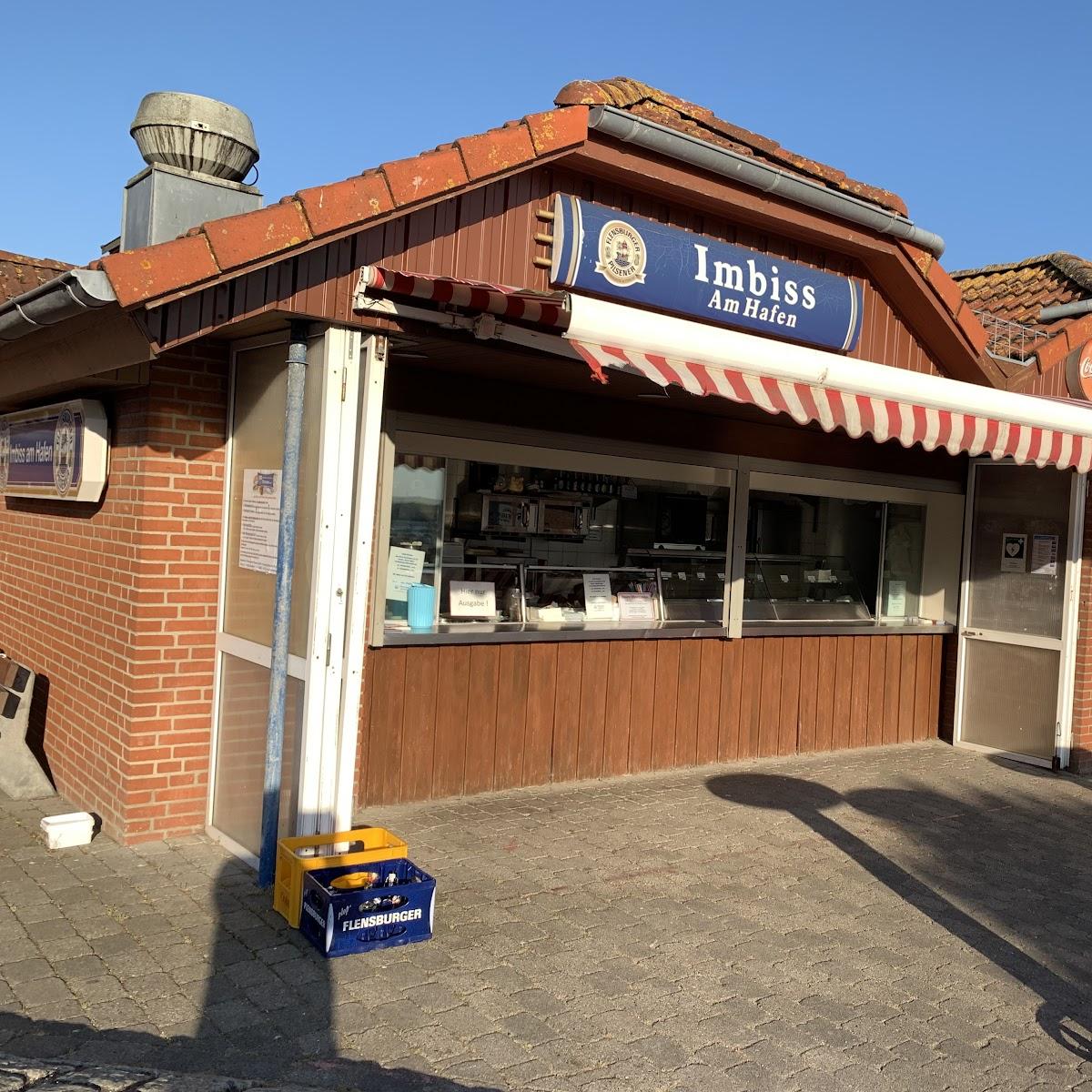 Restaurant "Imbiss am Hafen" in Maasholm