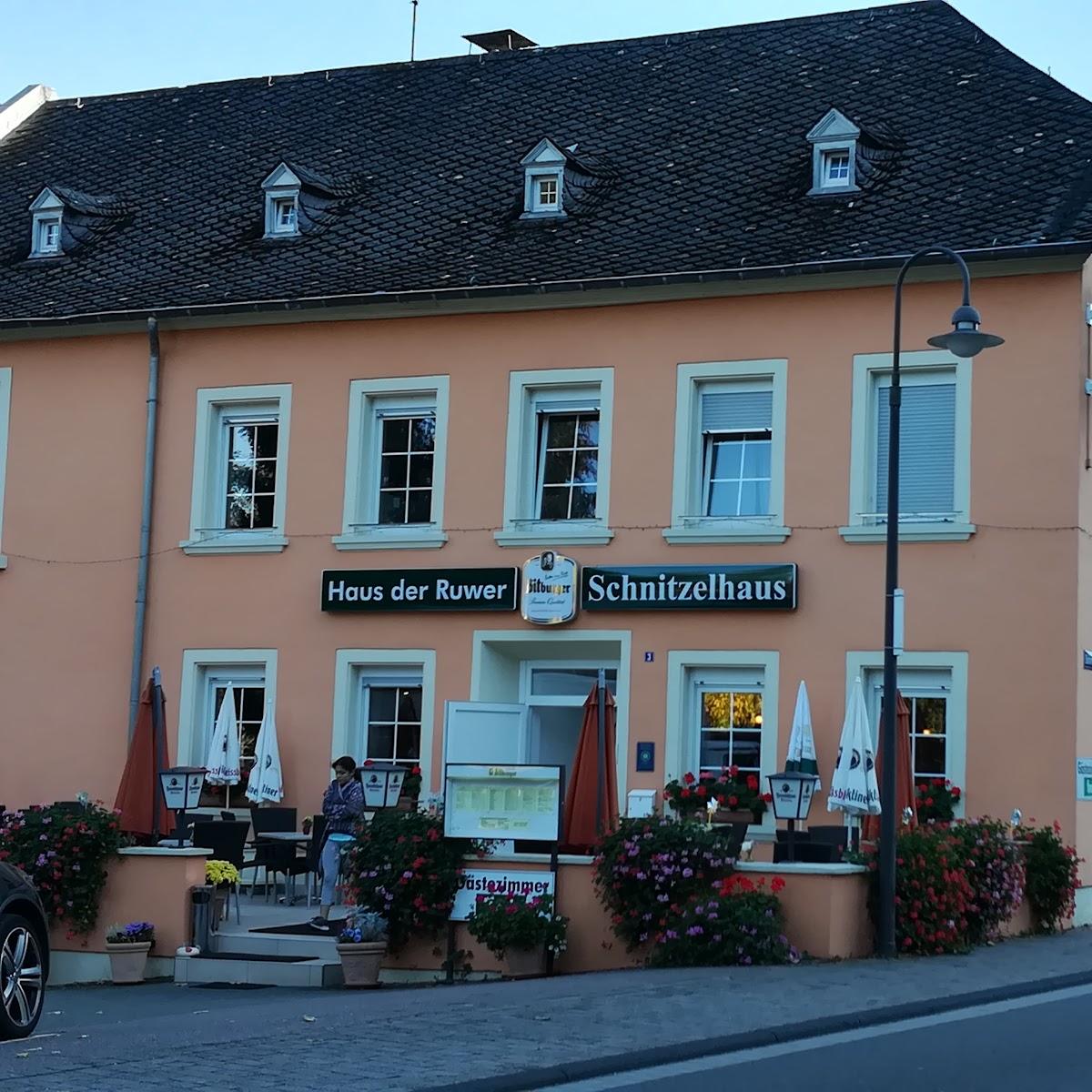 Restaurant "Haus Der Ruwer Schnitzelrestaurant" in Kasel