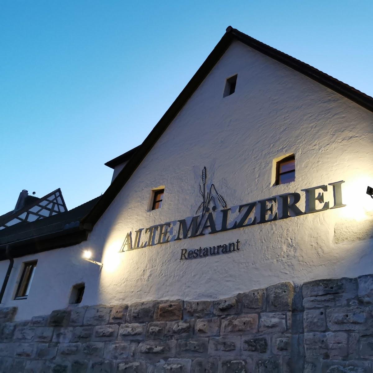 Restaurant "Alte Mälzerei" in Höchstadt an der Aisch