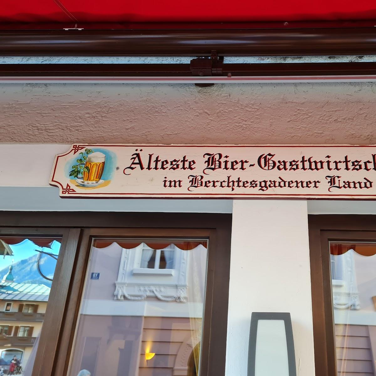 Restaurant "Gasthaus zum  Bier-Adam " in Berchtesgaden