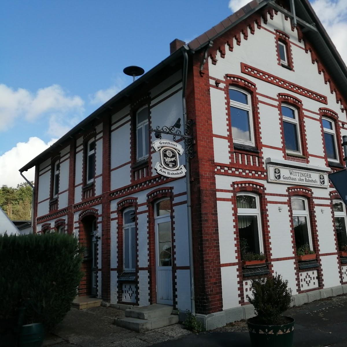 Restaurant "Gasthaus Am Bahnhof" in Soltendieck