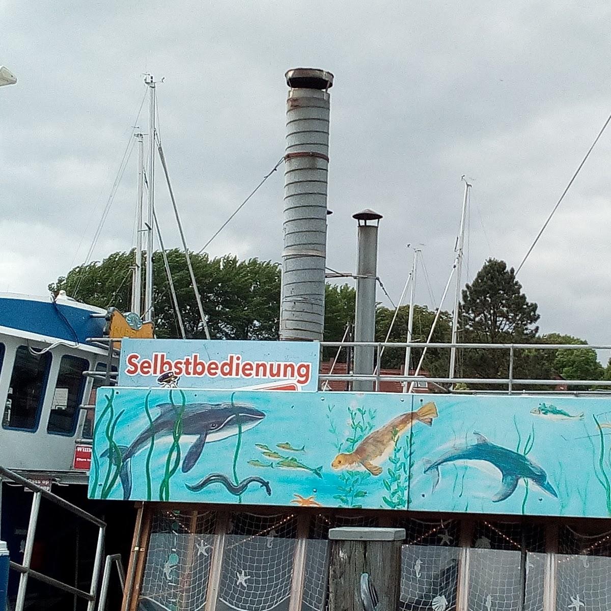 Restaurant "Capella Räucherkutter neben dem Liegeplatz der MS Simone" in  Eckernförde