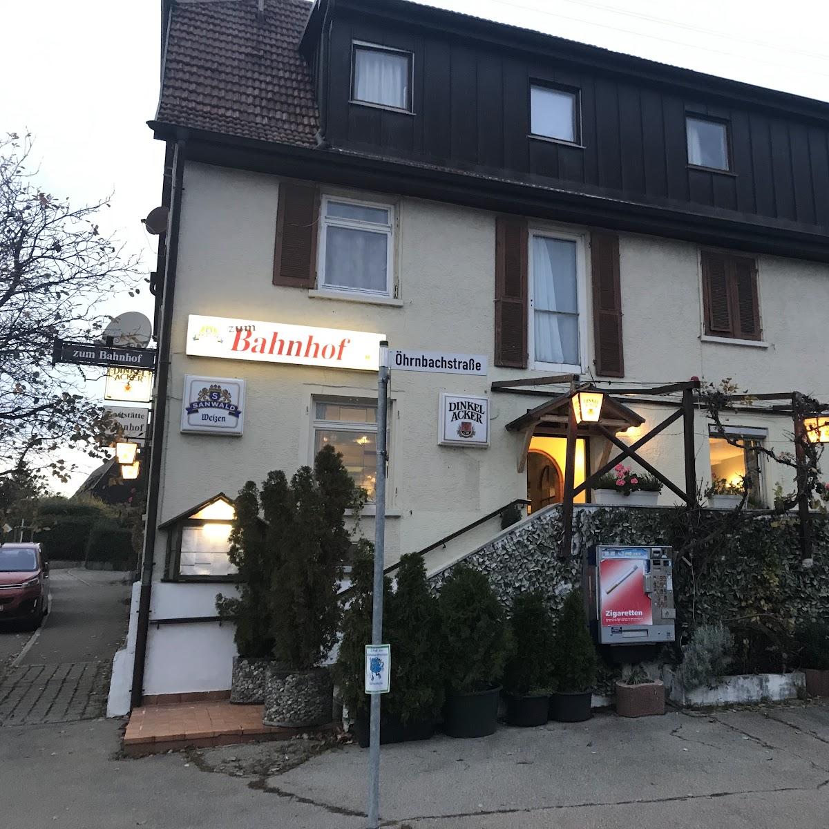 Restaurant "Restaurant zum Bahnhof Belsen" in Mössingen