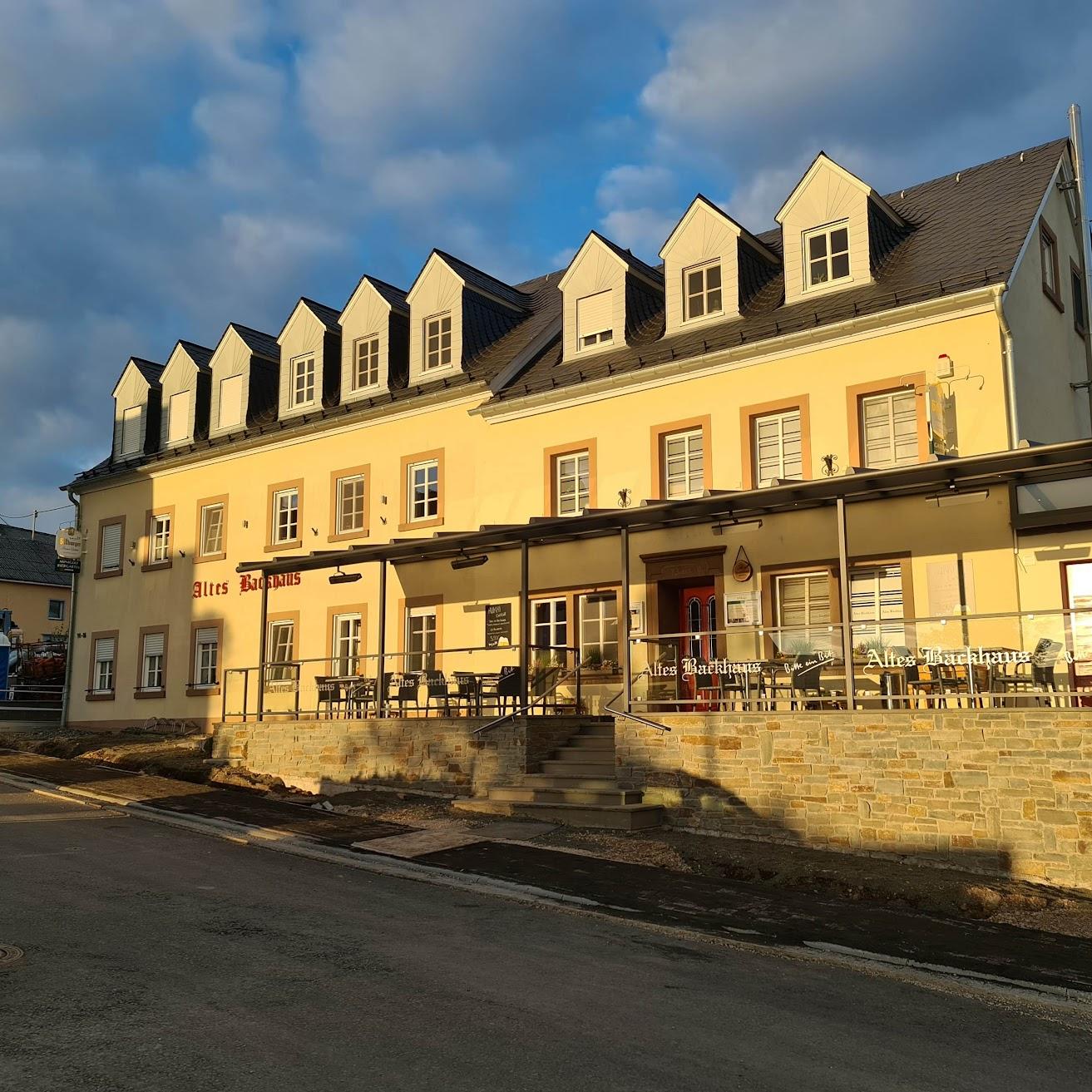 Restaurant "Altes Backhaus" in Bleialf