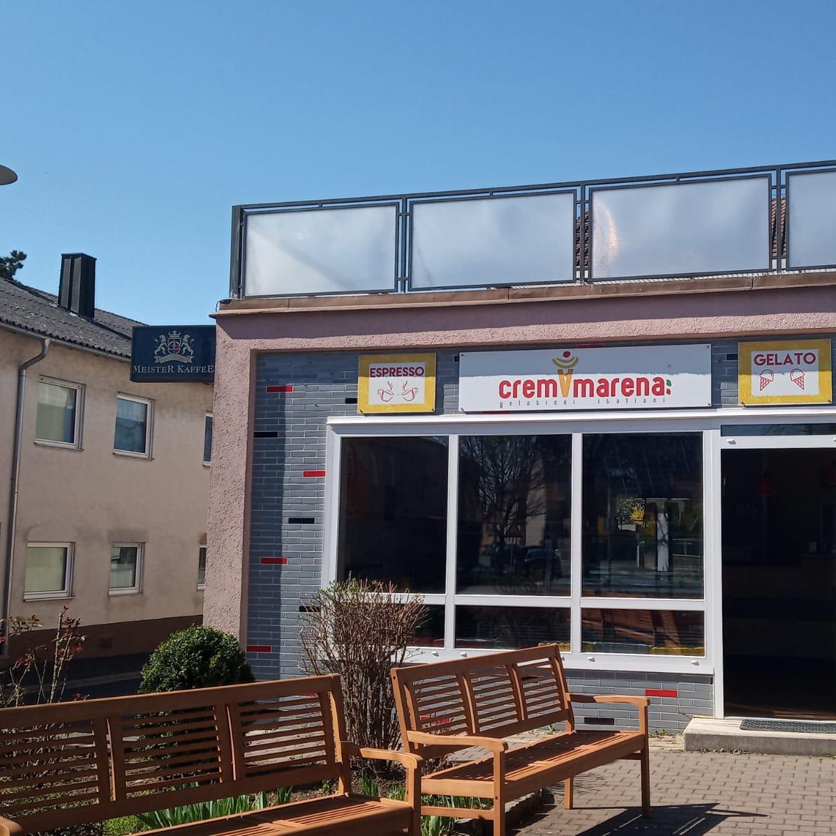 Restaurant "Eiscafé CremAmarena" in Giebelstadt