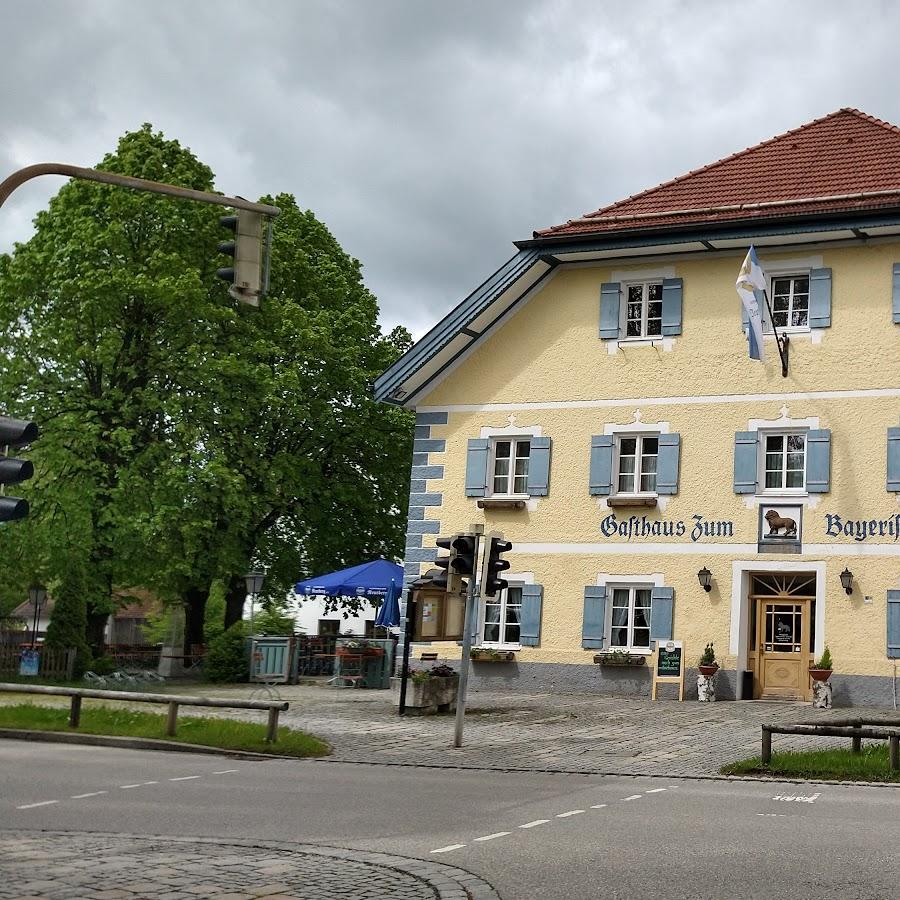 Restaurant "Gasthaus zum Bayerischen Löwen" in Bichl
