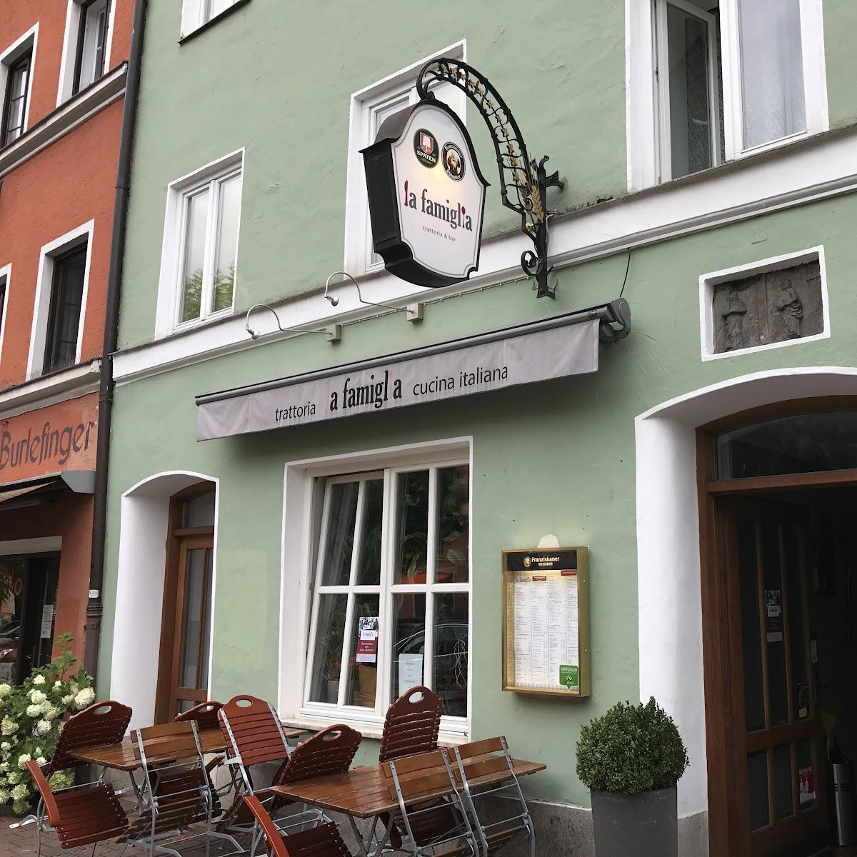 Restaurant "La Famiglia" in Wasserburg am Inn
