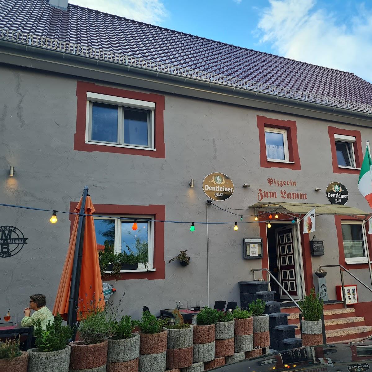 Restaurant "Pizzeria Zum Lamm" in Dürrwangen
