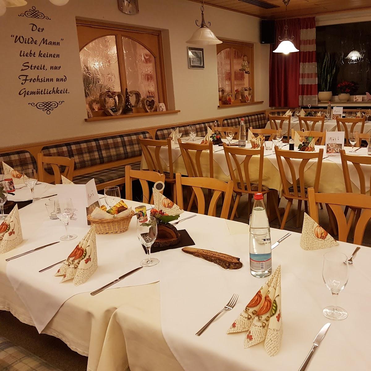 Restaurant "Gasthof Wilder Mann" in Bösingen