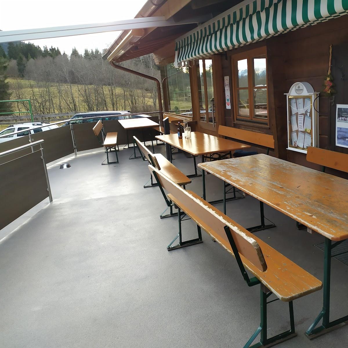 Restaurant "Almstube Trauchgau" in Halblech