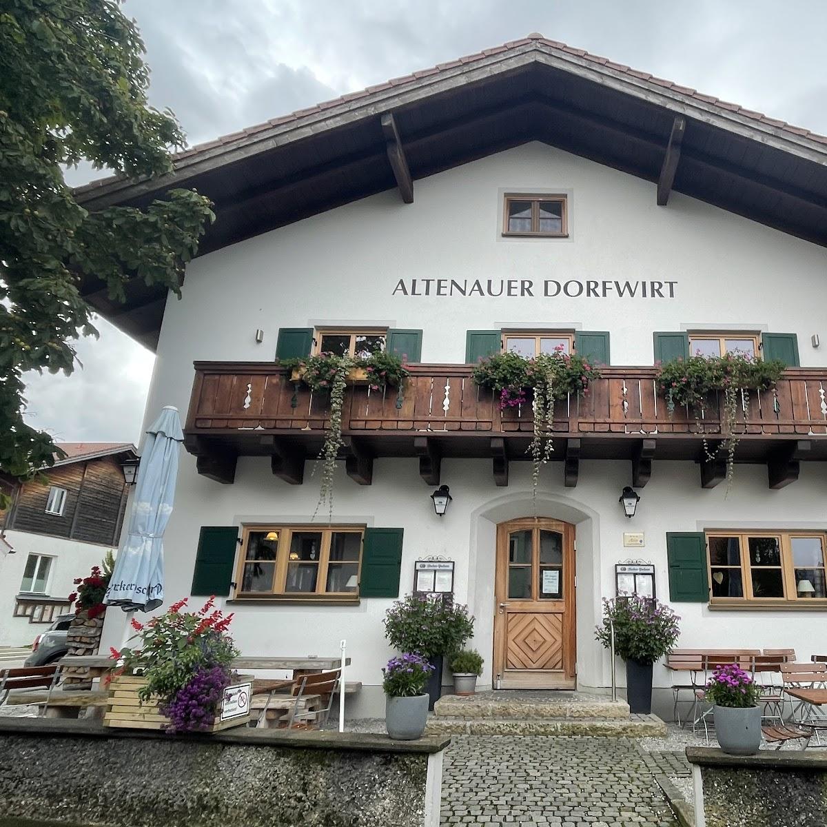 Restaurant "Altenauer Dorfwirt" in Saulgrub