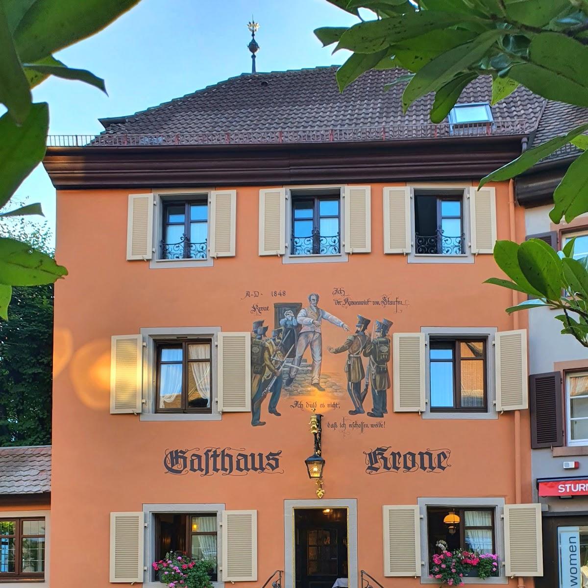 Restaurant "Die Krone" in Staufen im Breisgau