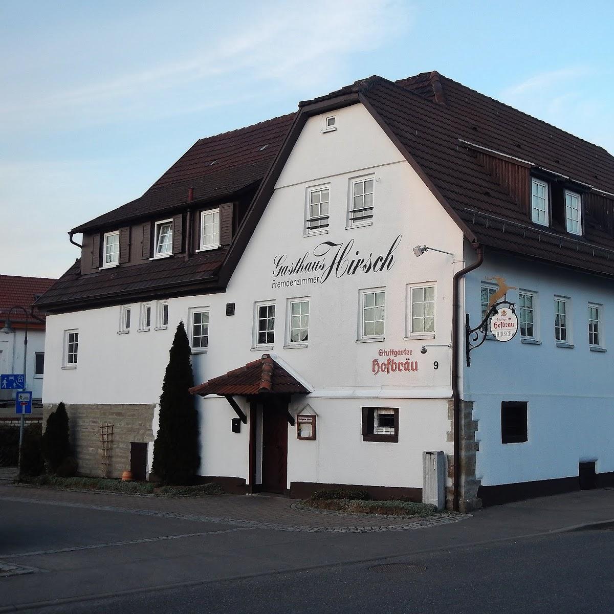 Restaurant "Gasthaus und Fremdenzimmer Hirsch" in Leonberg