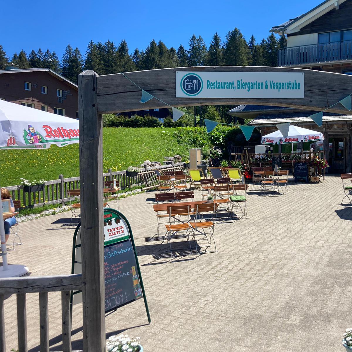 Restaurant "Feldberg Biergarten Hasenstall" in Feldberg (Schwarzwald)