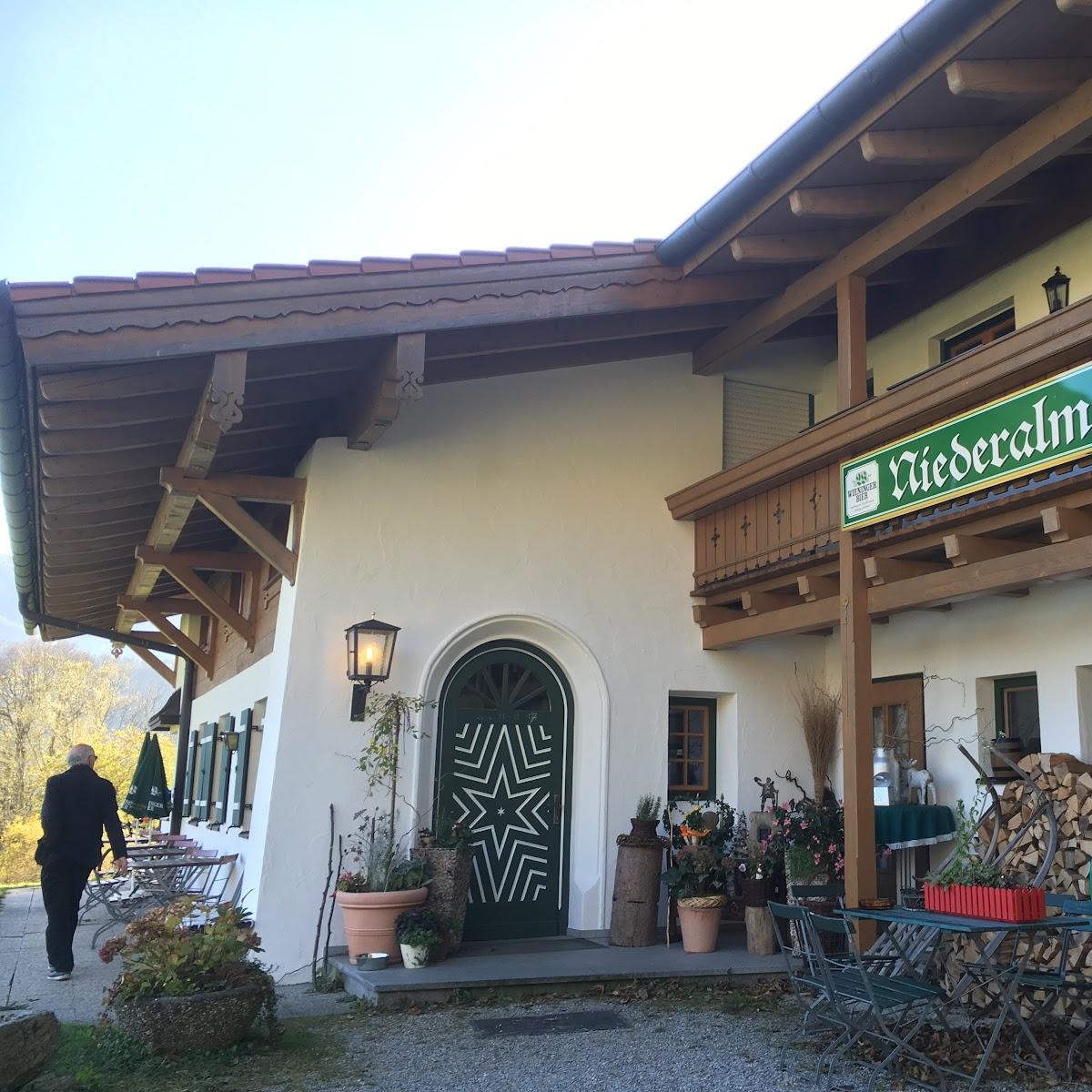 Restaurant "Die Niederalm" in Bad Reichenhall