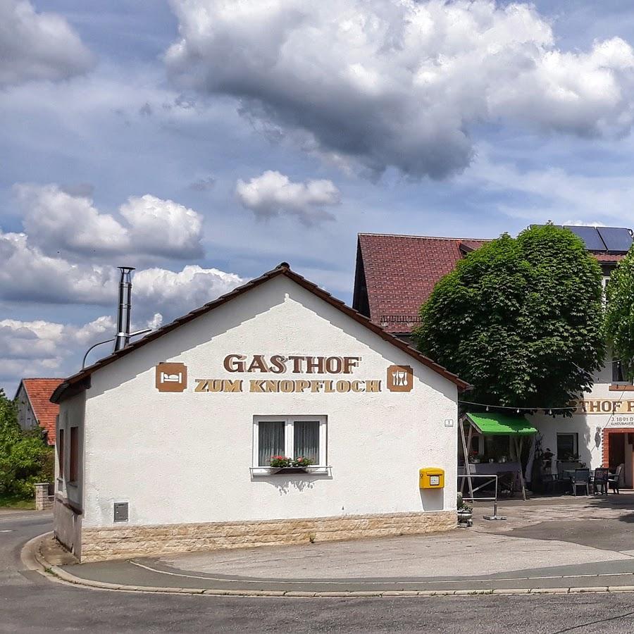 Restaurant "Gasthof  Zum Knopfloch " in  Pottenstein