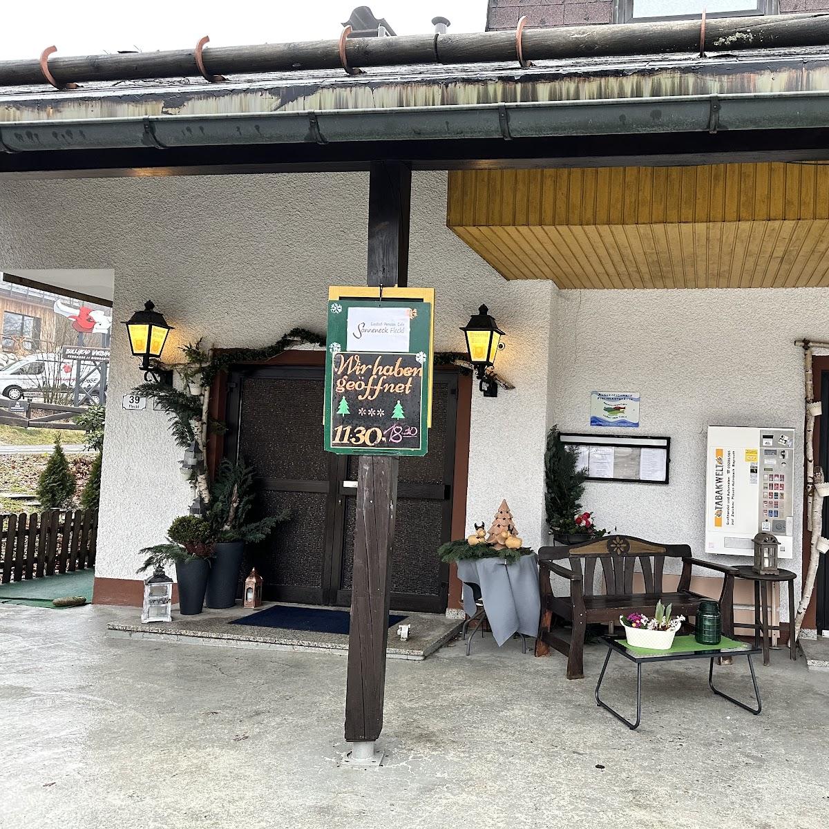 Restaurant "Gasthof Cafe Sonneneck" in Warmensteinach