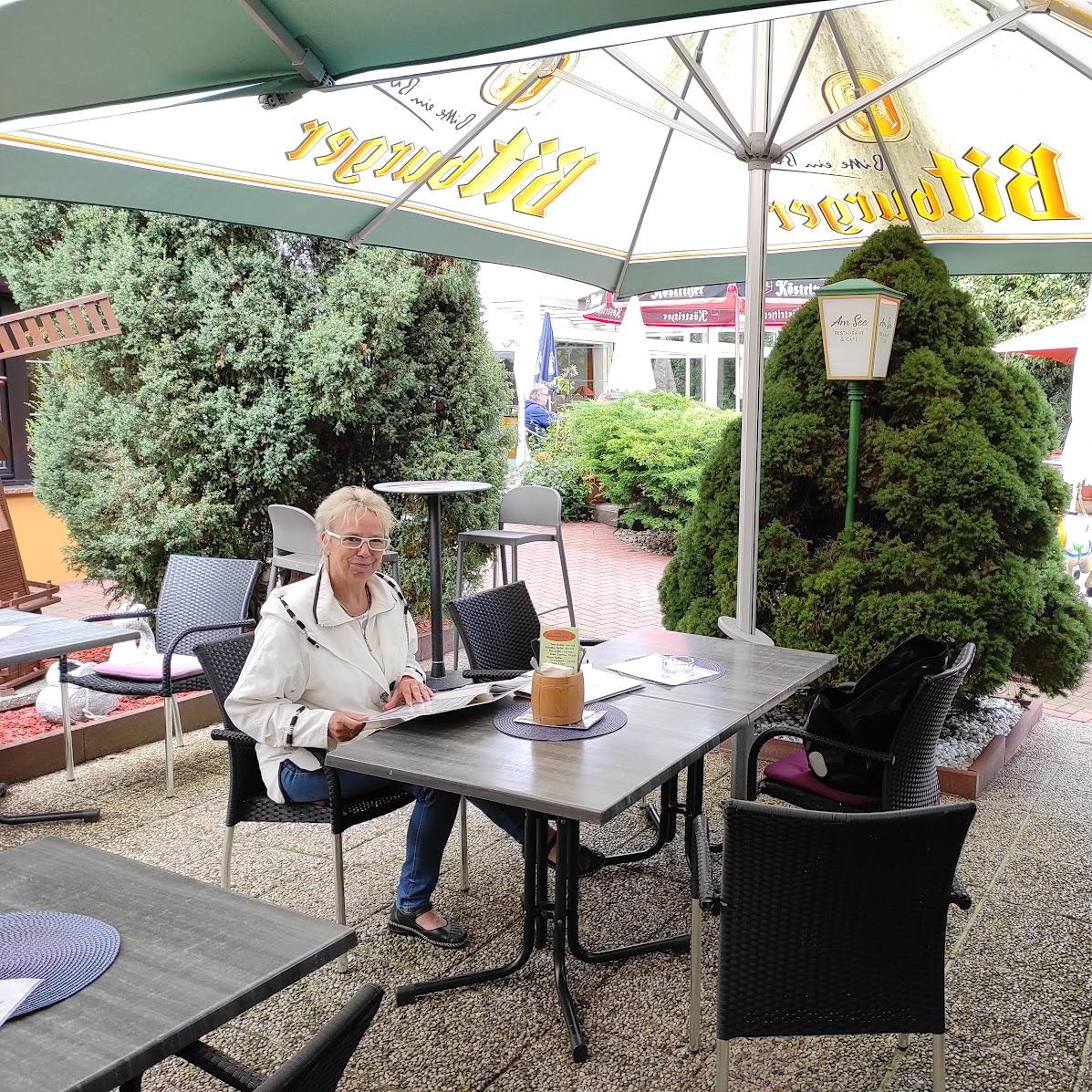 Restaurant "Café Am See" in Schwielochsee