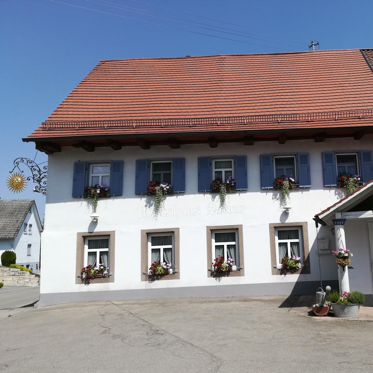 Restaurant "Wirtshaus Sonne" in Epfendorf