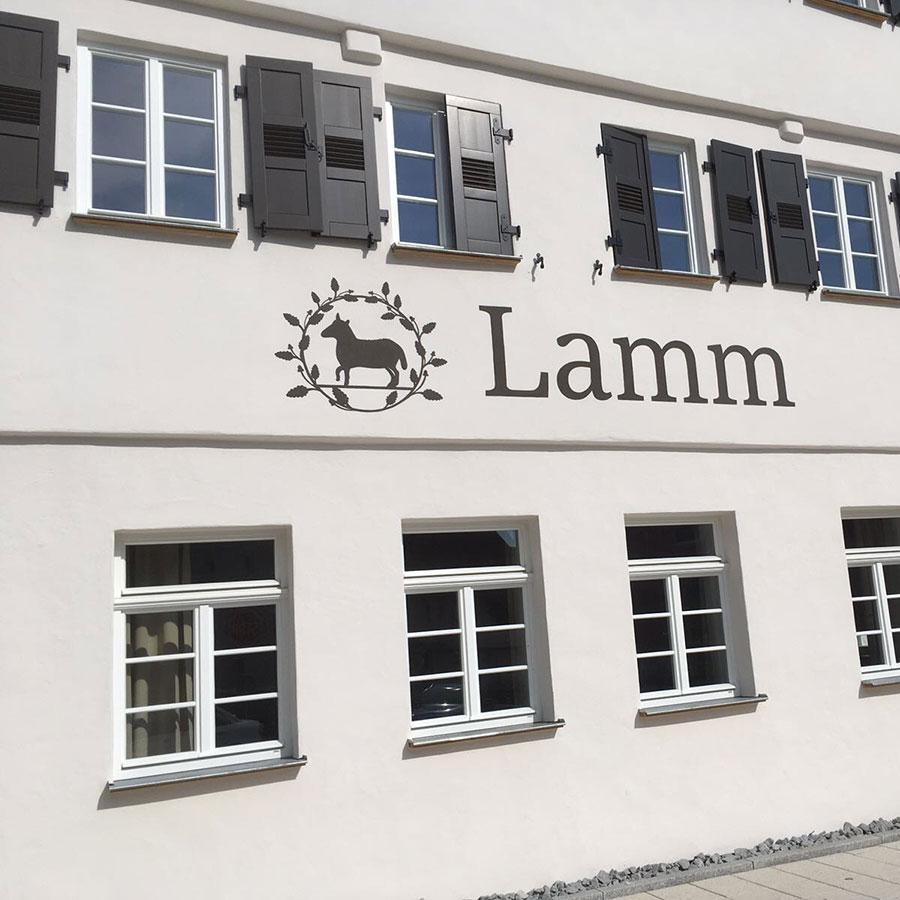 Restaurant "Gasthaus Lamm" in Leutenbach
