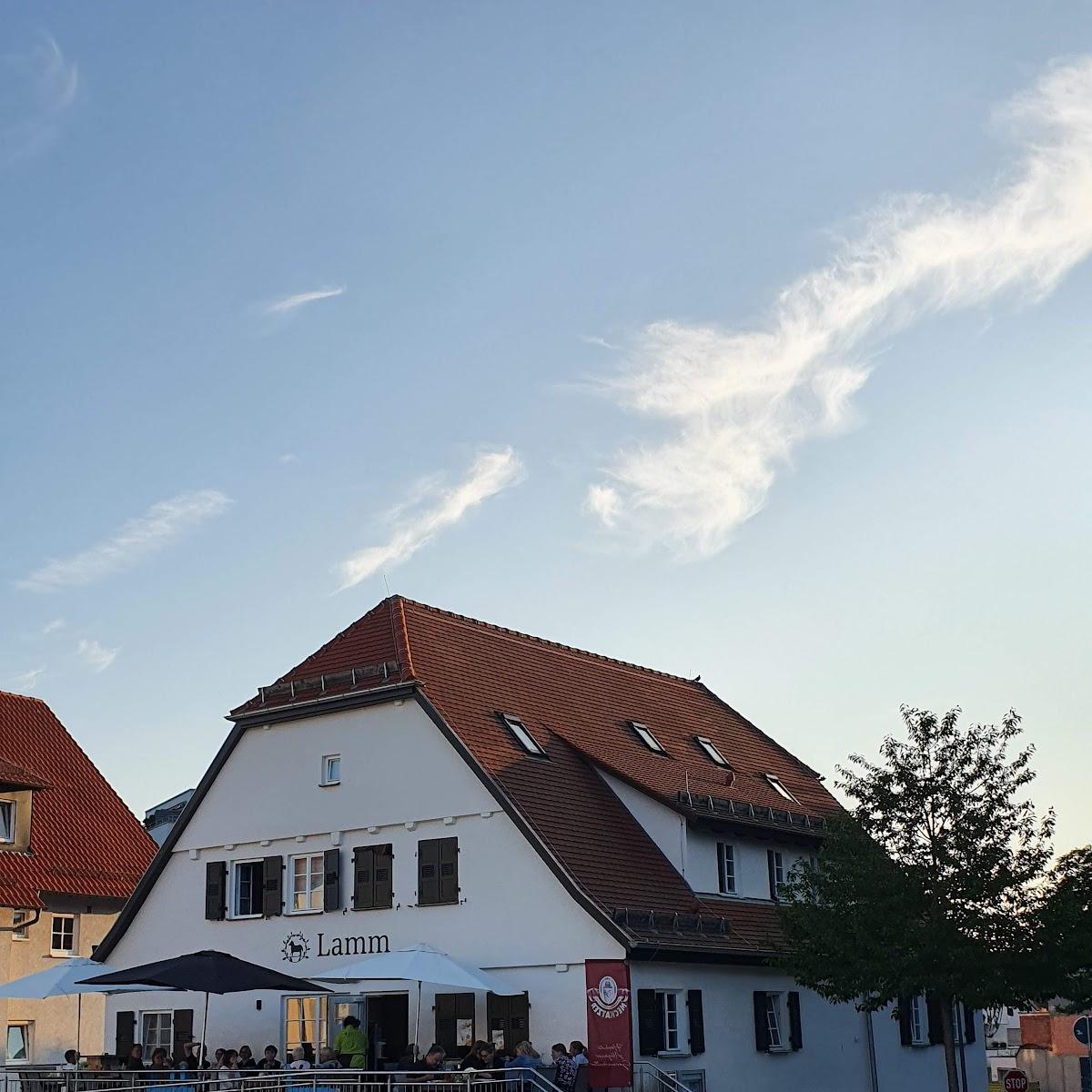 Restaurant "Gasthaus Lamm" in Leutenbach