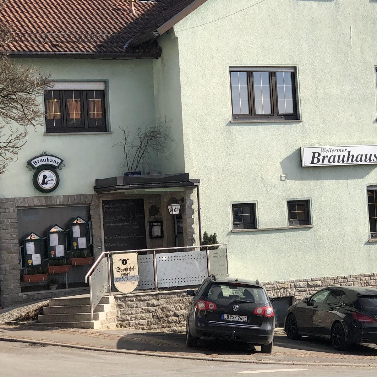 Restaurant "Brauhaus Lamm" in Leutenbach