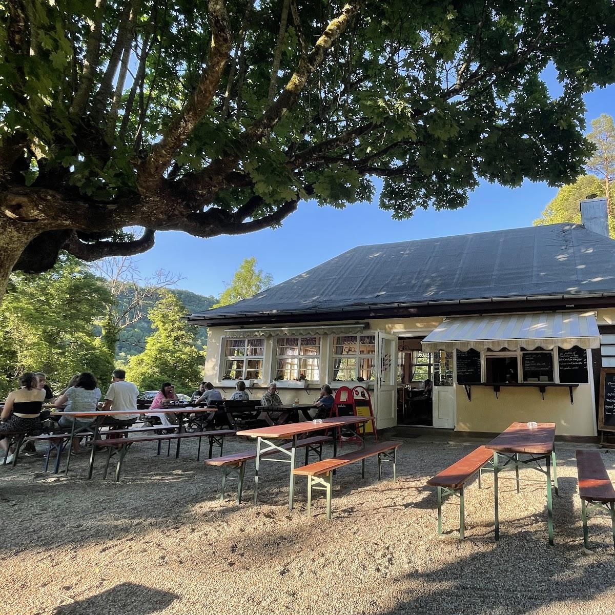 Restaurant "Badcafe Streitberg" in Wiesenttal , Fränk Schweiz