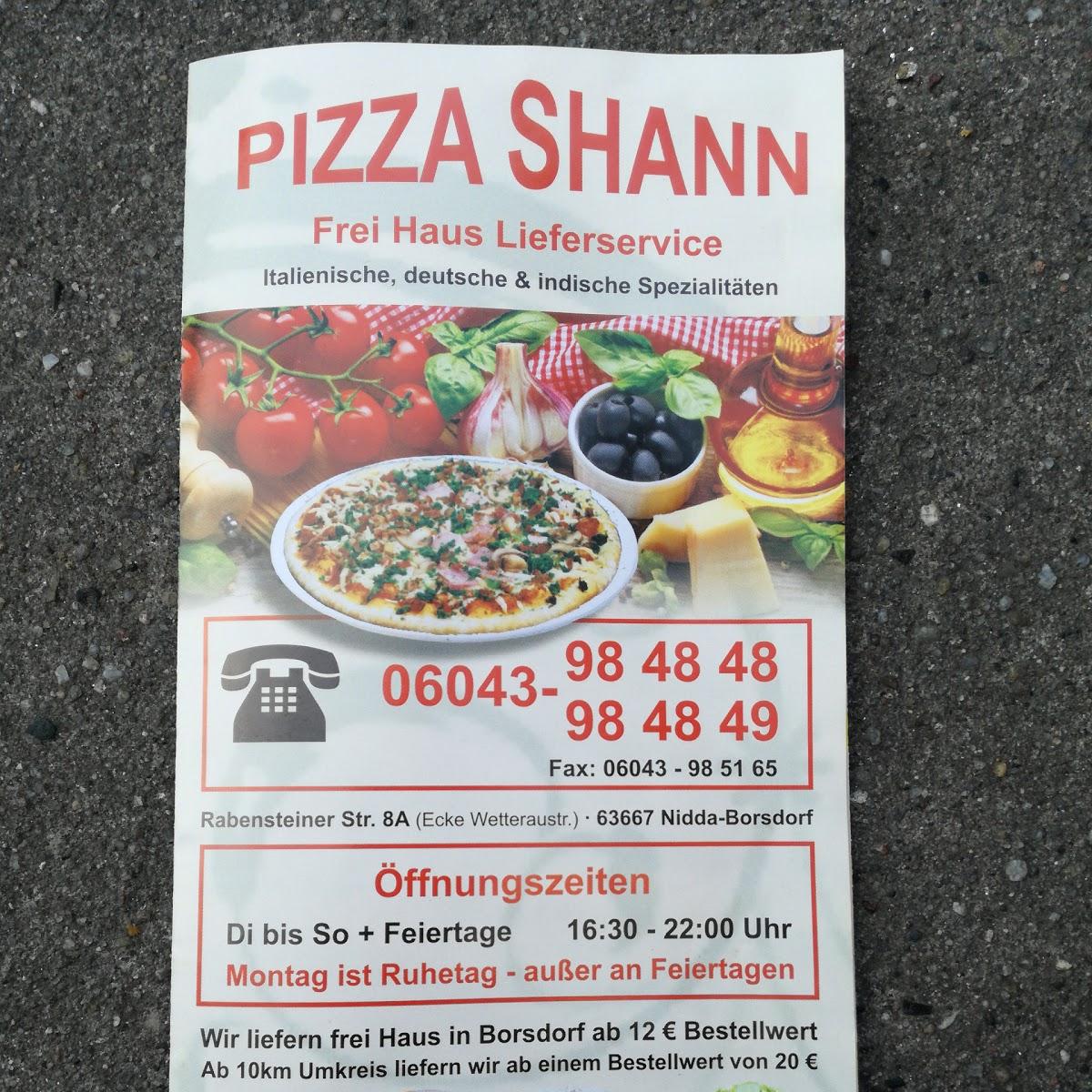 Restaurant "Pizza Shann Heimservice" in  Nidda