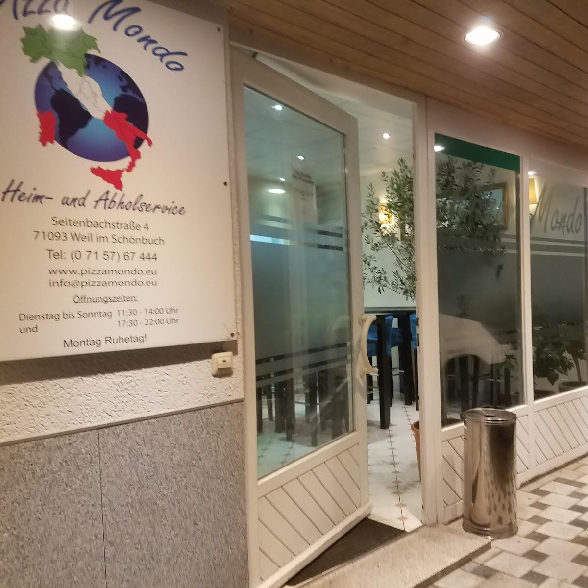 Restaurant "Pizza Mondo" in Weil im Schönbuch