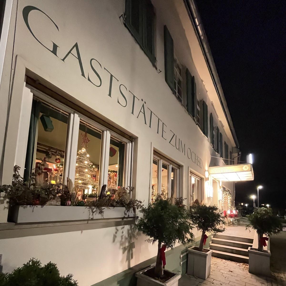 Restaurant "Gaststätte zum Ochsen" in Aichtal