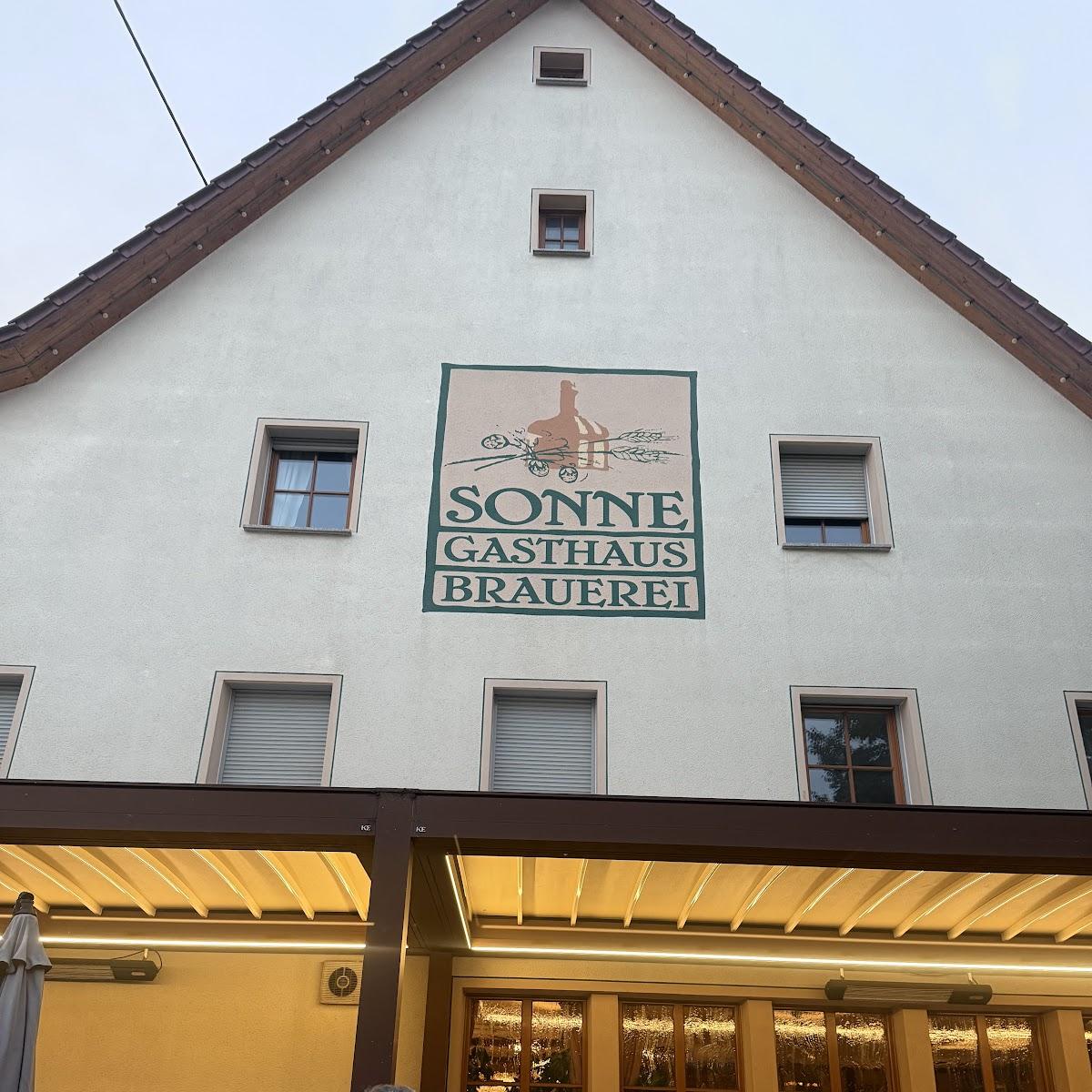 Restaurant "Sonne" in Bösingen